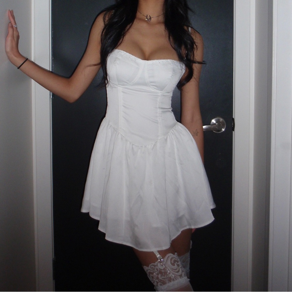 Not Your Rose White dress